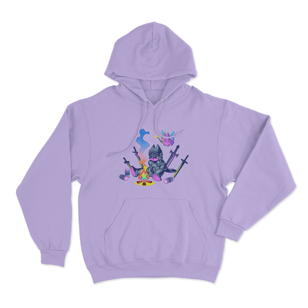 Sodapoppin Knight Campfire Cat Unisex Hoodie Purple Sodapoppin Knight Campfire Cat Unisex Hoodie Purple