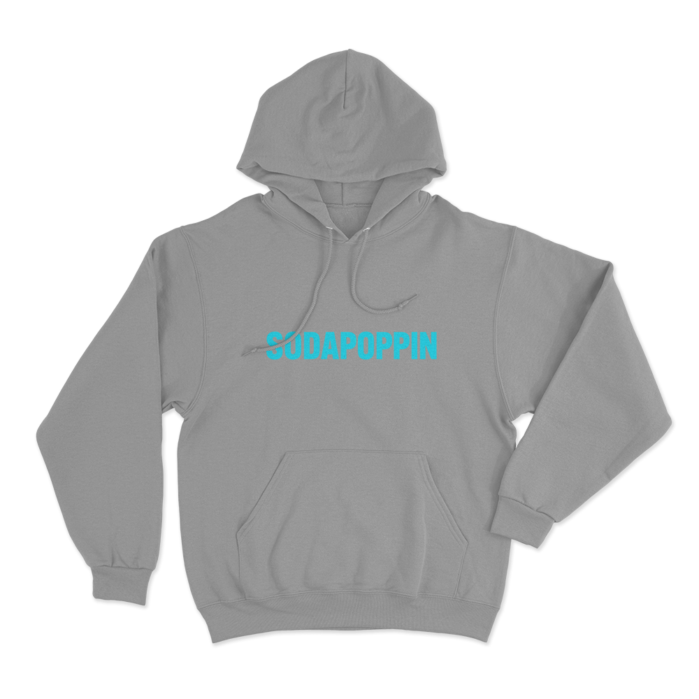 Sodapoppin Unisex Hoodie Grey Sodapoppin Unisex Hoodie Grey