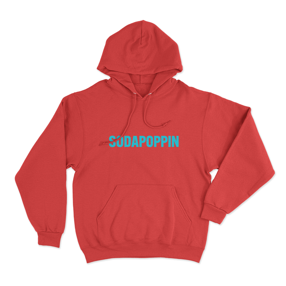 Sodapoppin Unisex Hoodie Red Sodapoppin Unisex Hoodie Red