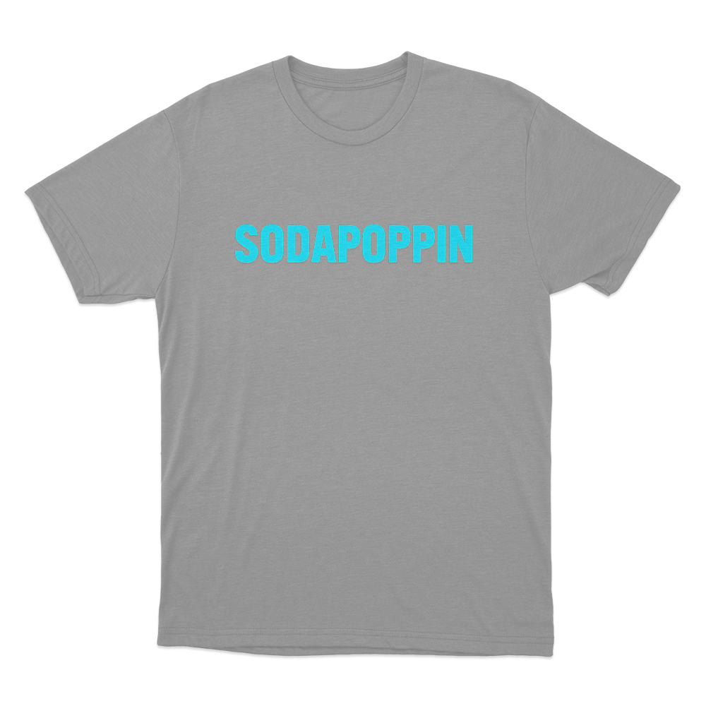 Sodapoppin Unisex T Shirt Grey Sodapoppin Unisex T Shirt Grey