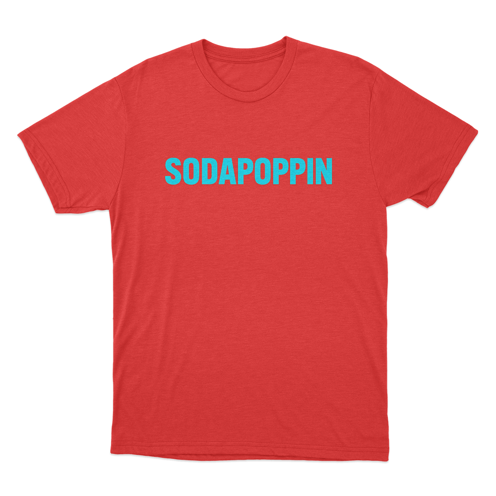 Sodapoppin Unisex T Shirt Red Sodapoppin Unisex T Shirt Red