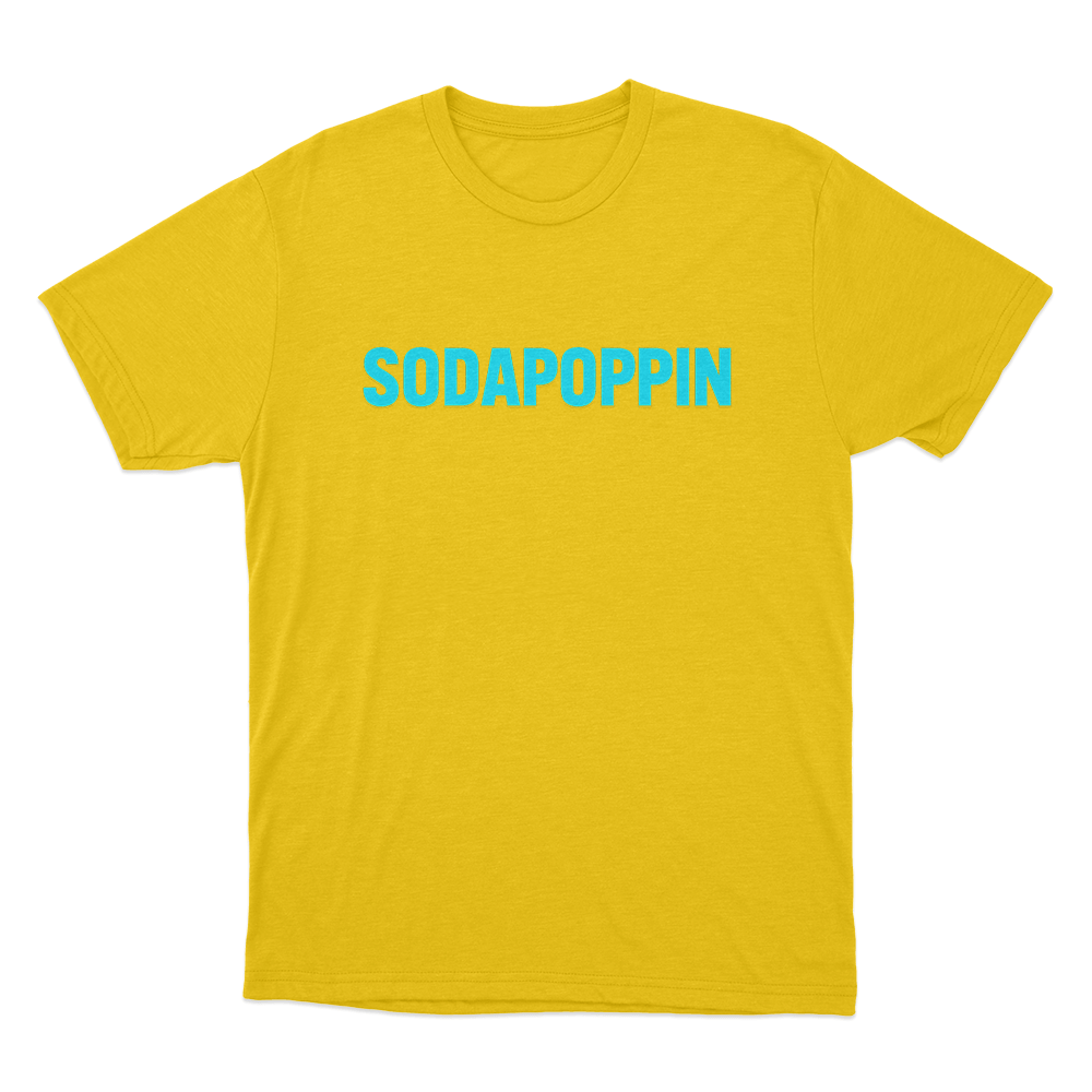 Sodapoppin Unisex T Shirt Yellow Sodapoppin Unisex T Shirt Yellow