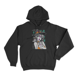Sodapoppin Witch Girl And Cats Unisex Hoodie Black